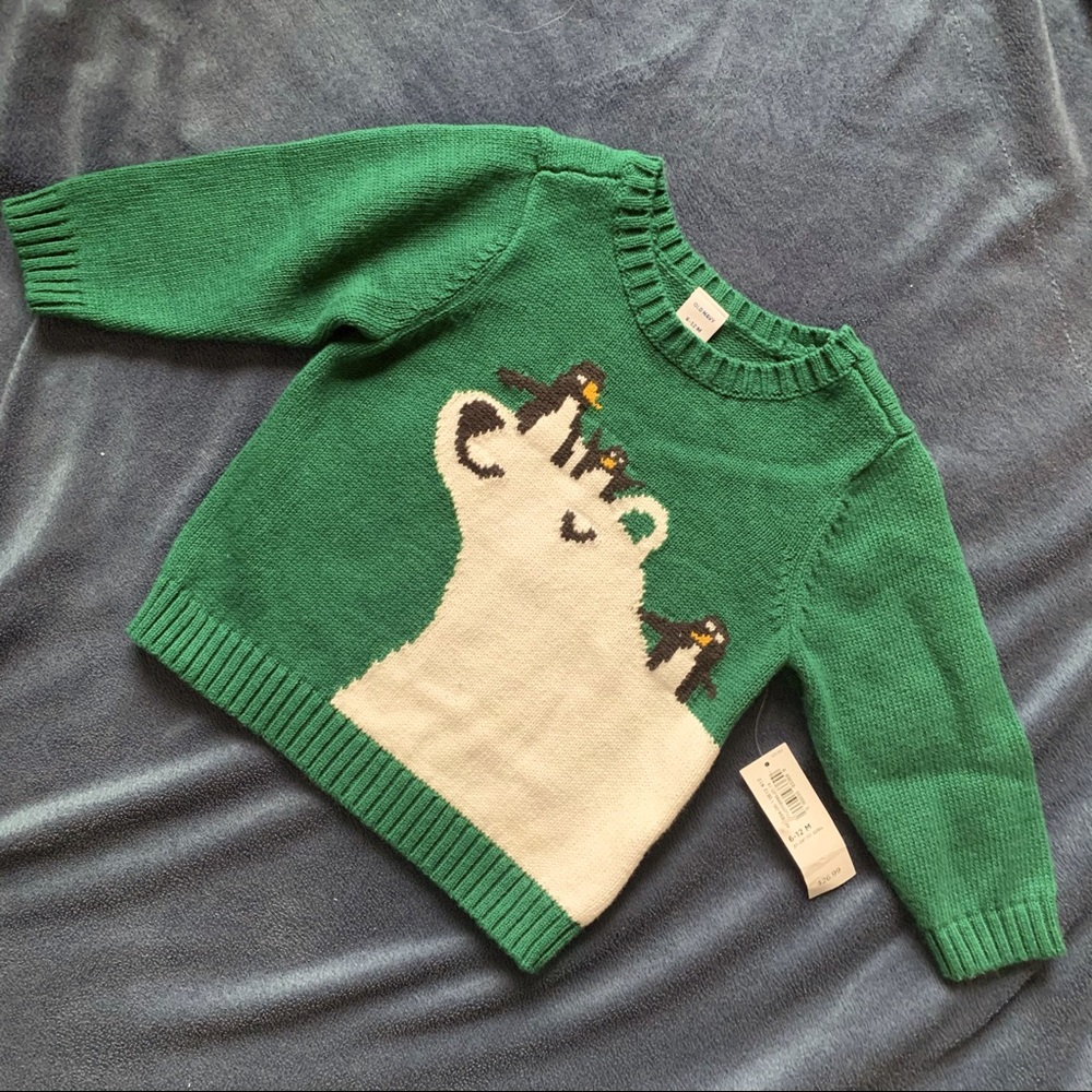 Brand new polar bear and penguin sweater